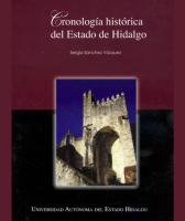 Cover for Cronología histórica del estado de Hidalgo