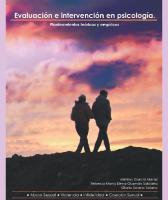 Cover for Evaluación e intervención en psicología: Planteamientos teóricos y empíricos