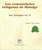 Cover for Las comunidades indígenas de Hidalgo San Salvador Volumen II