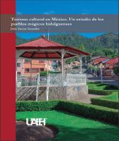 Cover for Turismo cultural en México. Un estudio de los pueblos mágicos hidalguenses