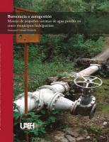 Cover for Burocracia o autogestión: Manejo de pequeños sistemas de agua potable en cinco municipios hidalguenses