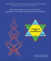 Cover for Elementos didácticos y resolución de problemas: formación docente en matemáticas