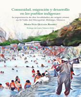 Cubierta para Comunidad, migración y desarrollo en los pueblos indígenas: la experiencia de dos localidades de origen otomí en El Valle del Mezquital, Hidalgo, México