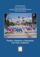 Cover for Política, Gobierno y Educación: Una Visión Académica