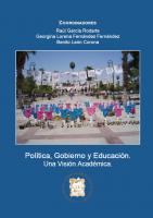 Cubierta para Política, Gobierno y Educación: Una Visión Académica