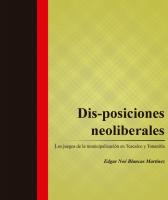 Cover for Dis-posiciones neoliberales