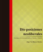 Cubierta para Dis-posiciones neoliberales