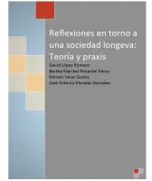 Cubierta para Reflexiones en torno a una sociedad longeva: Teoría y praxis