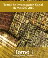 Cover for Temas de Investigación Social en México, 2014. Tomo I 