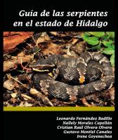 Cover for Guía de serpientes en el Estado de Hidalgo