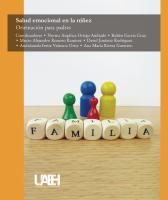 Cover for Salud emocional en la niñez Orientación para padre