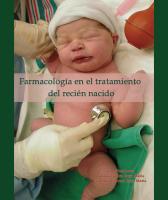 Cubierta para Farmacología en el tratamiento del recién nacido