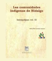 Cubierta para Las comunidades indígenas de Hidalgo. Ixmiquilpan Volumen III