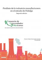 Cubierta para Análisis de la industria manufacturera en el estado de Hidalgo