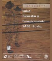 Cubierta para Encuesta Salud Bienestar y Envejecimiento SABE Hidalgo 
