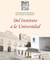 Cubierta para Del Instituto a la Universidad, memoria, identidad y patrimonio