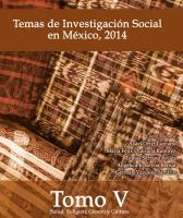 Cubierta para Temas de Investigación Social en México, 2014. Tomo V Salud, Religión, Género y Cultura