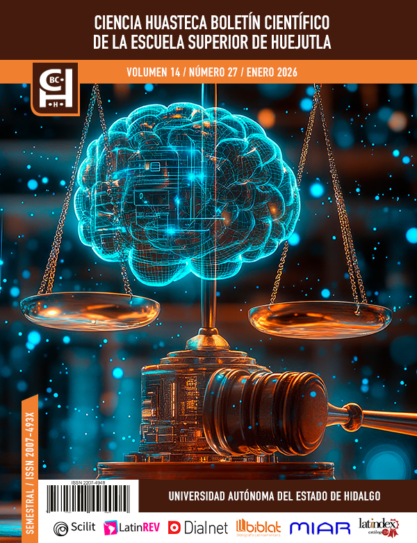 					Ver Vol. 14 Núm. 27 (2026): Ciencia Huasteca Boletín Científico de la Escuela Superior de Huejutla
				