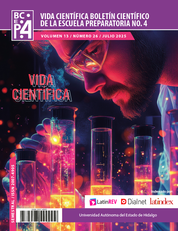 					Ver Vol. 13 Núm. 26 (2025): Vida Científica Boletín Científico de la Escuela Preparatoria No. 4
				