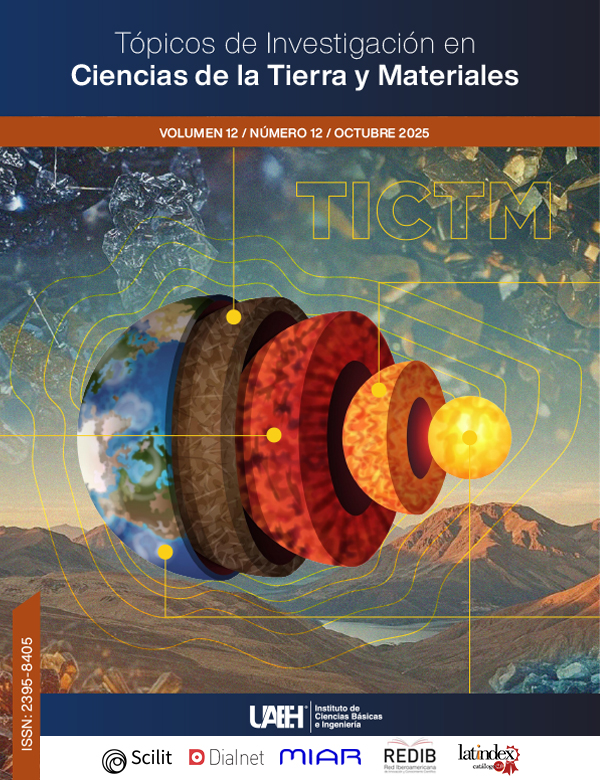 					Ver Vol. 12 Núm. 12 (2025): Tópicos de Investigación en Ciencias de la Tierra y Materiales
				
