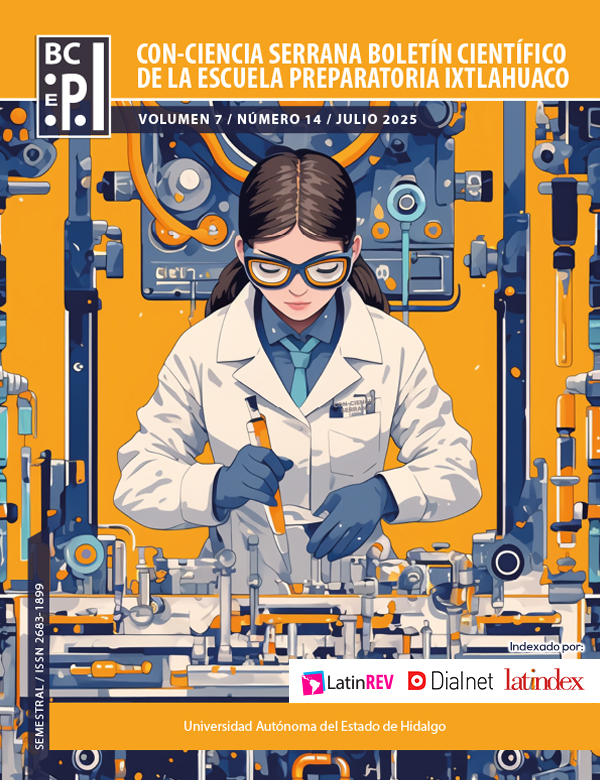 					Ver Vol. 7 Núm. 14 (2025): Con-Ciencia Serrana Boletín Científico de la Escuela Preparatoria Ixtlahuaco
				