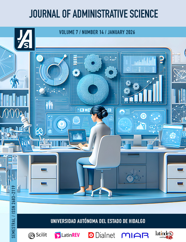 					View Vol. 7 No. 14 (2026): Journal of Administrative Science UAEH
				