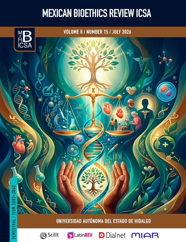 					View Vol. 8 No. 15 (2026): Mexican Bioethics Review ICSA
				